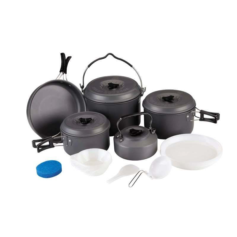 Aluminium camping kokekar